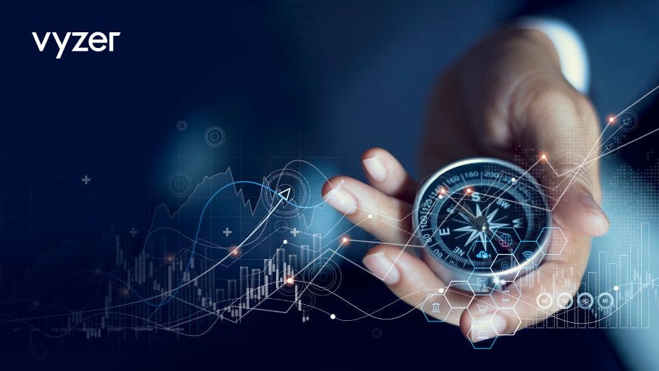 Investor holding a compass amid fluctuating market graphs, symbolizing the navigation of diverse income streams and market volatility.